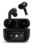 Gembird TWS slúchadlá s ANC / Bezdrôtové slúchadlá / Aktívne potlačenie hluku / Mikrofón / Bluetooth (TWS-LCD-ANC-01-BK)