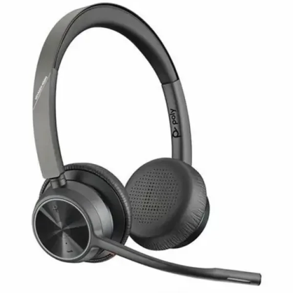 Poly Voyager 4320 USB-C čierna / Bezdrôtová náhlavná súprava / mikrofón / dve slúchadlá / Bluetooth / USB-C (76U50AA)