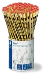 Staedtler Noris Ti / Grafitová ceruzka s gumou / HB / šesťhranná / 72 ks (122 KP72)