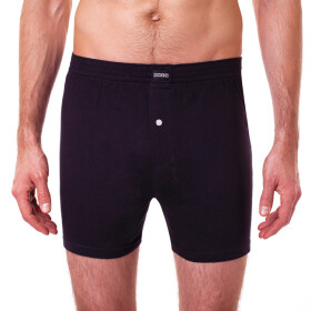 Voľné pánske bavlnené boxerky COTTON BOXER - Bellinda - čierna 3XL