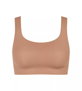 Dámsky top ZERO Feel 2.0 - BROWN - svetlohnedý 00CM - SLOGGI BROWN L