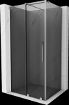 MEXEN/S - Velár sprchovací kút, posuvné dvere 100 x 75, grafit, chróm 871-100-075-41-01