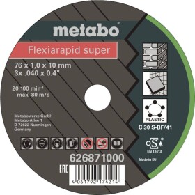 Metabo Flexiarapid Super 626871000 rezný kotúč rovný 76 mm 1 ks; 626871000