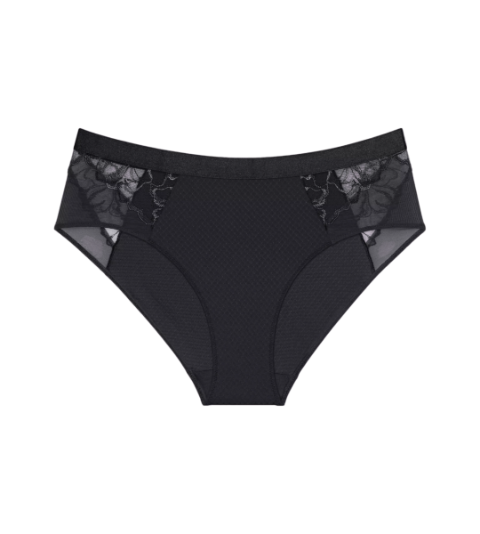 Dámske nohavičky Wild Azalea Florale Maxi - BLACK - black 0004 - TRIUMPH BLACK 48