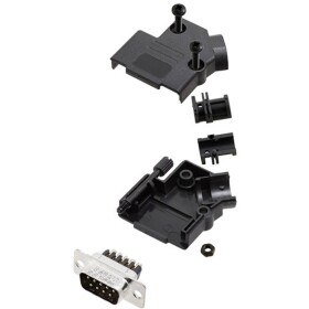 Amphenol L17D45PK-P-15-L717DA15PST sada D-SUB kolíkové lišty 45 ° Pólov: 15 skrutkovací 1 ks; L17D45PK-P-15-L717DA15PST