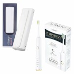 VITAMMY SYMPHONY Sonická zubná kefka s elegantným púzdrom, biela + biele púzdro