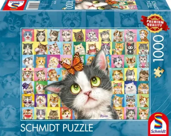 Schmidt Puzzle Mačacie výrazy