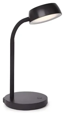 MAUL MAULabby čierna / LED stolná lampa / ohybné rameno / 585 lm / 3000K teplá biela (8200790)