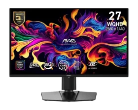 26.5" MSI MAG 274QP QD-OLED X24 čierna / Monitor / 2560x1440 / 240Hz / 0,03ms / HDMI+DP / VESA (MAG 274QP QD-OLED X24)