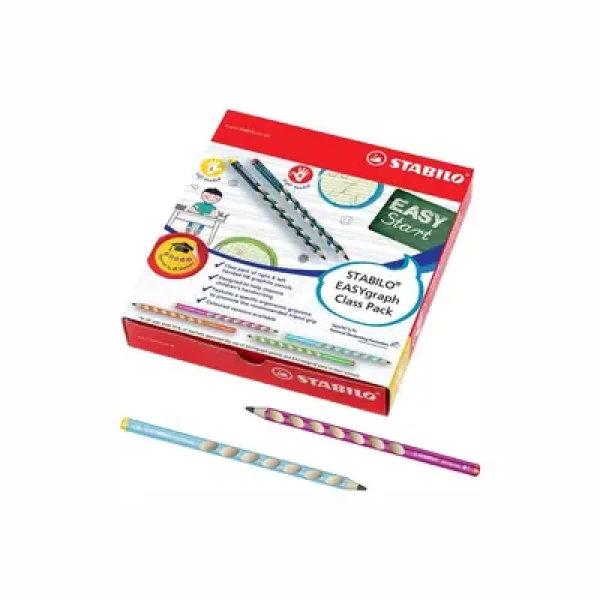 STABILO® EASYgraph - 48 ks balení - v rôznych farbách (UK/321-2HB/48-2)