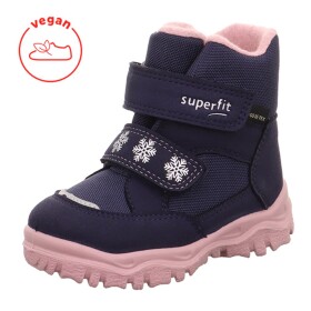 Dievčenské zimné topánky HUSKY1 Blau/Pink Gore-Tex, Superfit,1-006045-8030 - 25