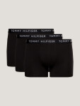 Pánske trenírky 3-PACK LOGO WAISTBAND ESSENTIAL TRUNKS UM0UM022030VI čierna Tommy Hilfiger