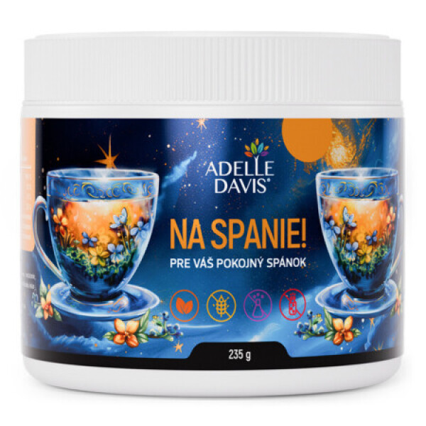 ADELLE DAVIS Na spanie s melatonínom prášok 235 g