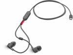 Lenovo Go USB-C ANC sivá / špuntové slúchadlá / mikrofón / USB-C / ANC (GXD1C99237)