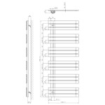 SAPHO - SILVANA vykurovacie teleso 600x1500 pieskovec IR159S