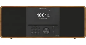 Telestar TOP300 drevo / Internetové rádio / DAB+ / FM / CD / Bluetooth 5.3 / 30 W (5701300)