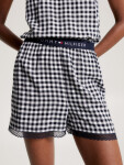 Dámske pyžamové šortky WOVEN SHORT PRINT UW0UW04944 02G tm. modro-biele Tommy Hilfiger