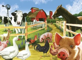COBBLE HILL Rodinné puzzle Vitajte na farme