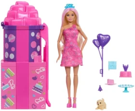 Mattel JKF66 Barbie Narodeninová bábika so šmykľavkou