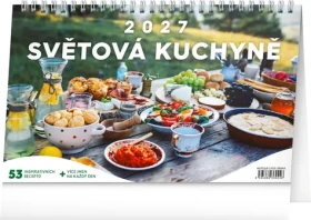 Notique Svetová kuchyňa 2027 / Stolný kalendár / 23,1 × 14,5 cm / 53 receptov