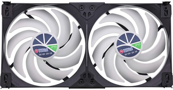 Titan Titan TTC-SC22(B)/V2+ Kühlschrank-Doppellüfter 120x25mm IP55 für Camping