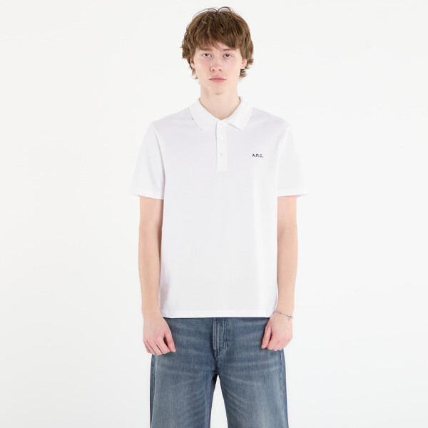 Tričko A.P.C. Standard Polo Shirt White XL