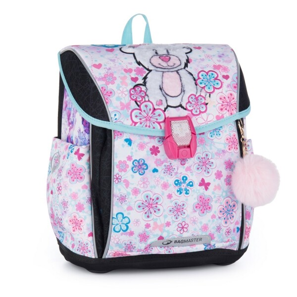 Školská aktovka Bagmaster Prim 22 A White/Pink