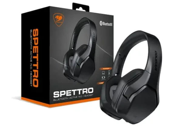 COUGAR SPETTRO čierna / Herné slúchadlá / ANC / 40mm menič / Bluetooth/3.5mm jack (CGR-SPETTRO-B01)