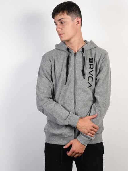 RVCA CAGE HEATHER GREY pánska mikina - M