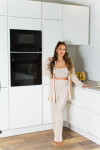 Sexy Must Have Loungewear 2Piece-Set CAPPUCCINO Einheitsgroesse