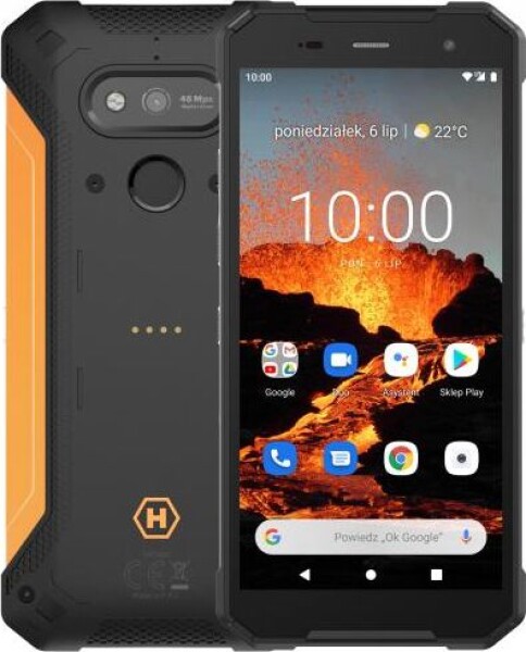 MyPhone Hammer Explorer Plus Eco 4/64GB Čierno-oranžový (HAMEXPPLUECOP)