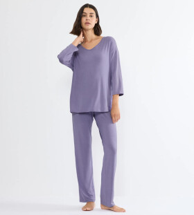 TIMELESS SENSUALITY - čipkovaný pyžamový set, mäkký modal Triumph LILAC 42