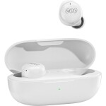 QCY T17 biela / BT slúchadlá do uší s mikrofónom / Bluetooth 5.1 / s dobíjacím boxom (T17 white)