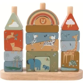 2Kids Toys Nasadzovanie kociek Safari