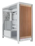 Corsair FRAME 5000D Wood RS biela / Skriňa / E-ATX / 3x USB-C / 2x 200mm + 1x 140mm / bez zdroja / priehľadná bočnica (CC-9011354-WW)