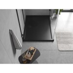 MEXEN - Flow sprchová vanička obdĺžniková slim 95 x 120, čierna mat 46R709512