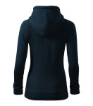 Trendy mikina na zips ženy námornícka modrá 2XL