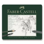 Faber-Castell Grafitové ceruzky v kovovej krabičke / 19ks (112973)
