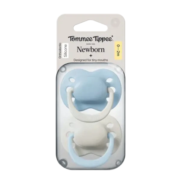 Tommee Tippee Newborn silikónový cumlík 0-2m BOY 2ks - viac farebných variant (433659-T)