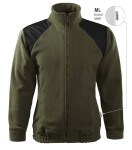 Bunda Hi-Q fleece unisex military 69 (štítok značky) 2XL
