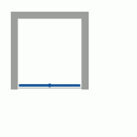 DEANTE/S - Sprchové dvere dvojité skladacie 100x100 KTSX043P+KTSX043P KERRIA/0016