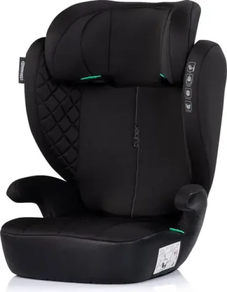 CHIPOLINO Autosedačka Cyber i-Size 100-150cm Noir (STKCYB2601NO)
