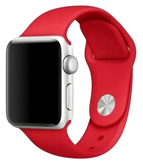 Mercury Silicone Strap pre Apple Watch 42/44/45 mm červená / Remienok / Silikónový