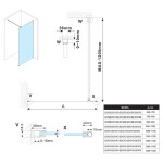 POLYSAN - ESCA číre sklo 1367x2100 ES1014