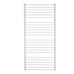 Instalprojekt - Kúpeľňový radiátor PIKO čierna farba - Farba radiátora - Čierna, Rozmer radiátora - 530 × 1129 mm, výkon 496 W, Typ pripojenia - Stredové 50 mm RADPIK501131SP