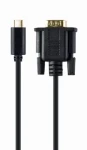 Gembird adaptér USB Typ-C (M) na VGA (F) 2m (A-CM-VGAM-01)