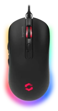 TAUROX Gaming Mouse čierna / herná drôtová myš / optická / 7200 DPI / 5 tlačidiel / USB-A / 1.8m (SL-680016-BK)