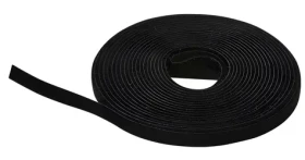 Lanview Sťahovacia páska na suchý zips čierna / Sťahovacia páska / Suchý zips / 10 mm / 5 m (LVT125466)
