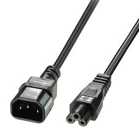 Lindy C14 - C5 čierna / Napájací kábel / IEC320 - trojlístok / 2 m (30341)