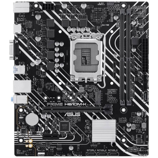 ASUS PRIME H610M-K / H610 / LGA 1700 / 2x DDR5 / PCIEx16 / 1x GLAN / mATX (90MB1GA0-M0EAY0)